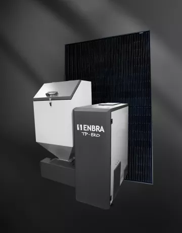 Kotel na tuhá paliva a fotovoltaika | ENBRA