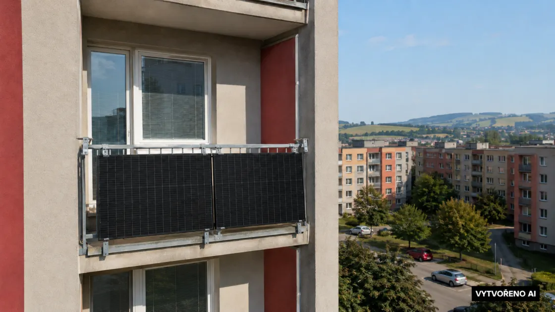 Solární panely na balkon